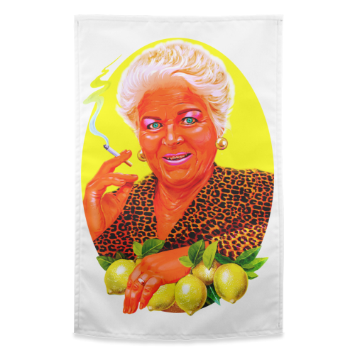 PRIDE OF WALFORD - funny tea towel by Jock Mooney