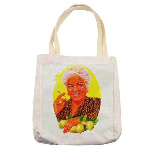 PRIDE OF WALFORD - printed canvas tote bag by Jock Mooney