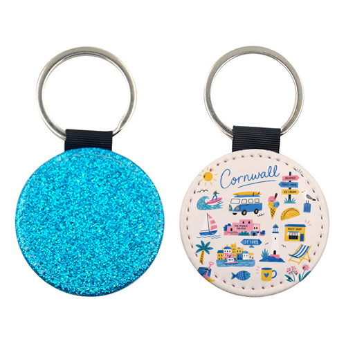 Cornwall Coast! - keyring by The Yellow Box
