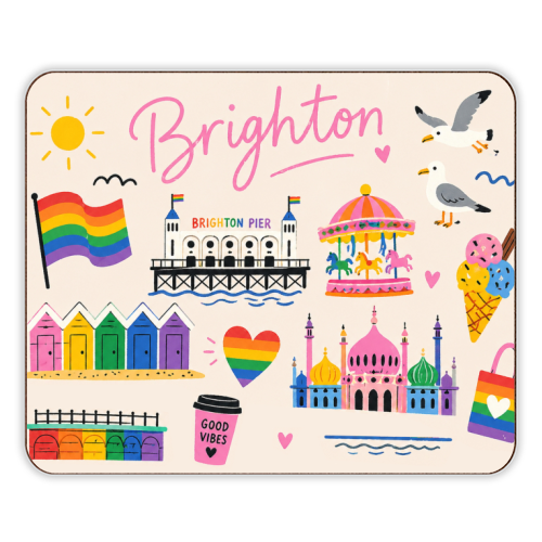 Brighton Pride! - designer placemat by The Yellow Box