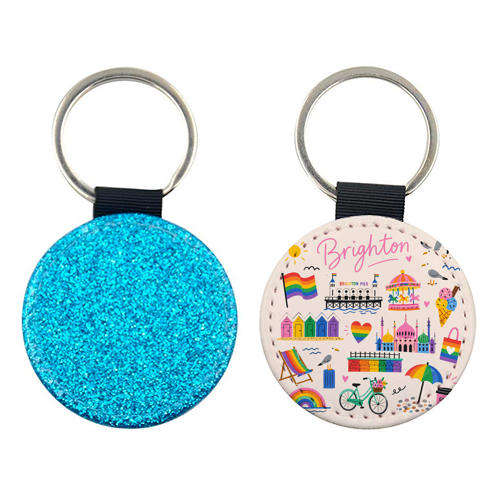 Brighton Pride! - keyring by The Yellow Box