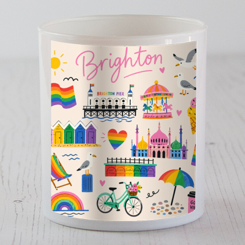 Brighton Pride! - scented candle by The Yellow Box