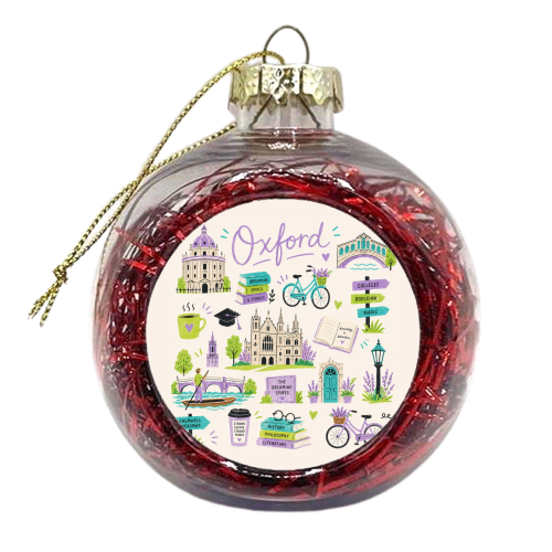 Oxford whimsy! - xmas bauble by The Yellow Box