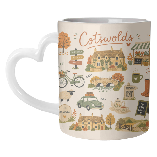 Cotswolds charm! - unique mug by The Yellow Box