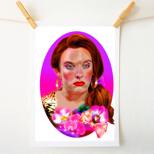 I'M BEAUTIFUL - A1 - A4 art print by Jock Mooney