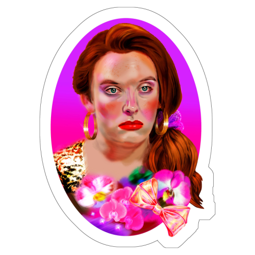 I'M BEAUTIFUL - Die Cut Sticker by Jock Mooney