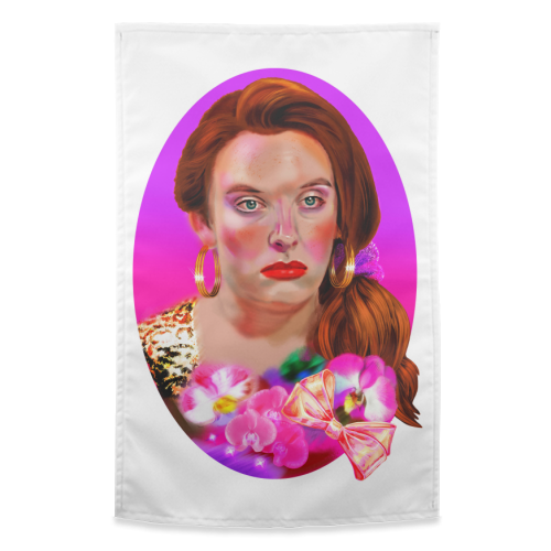 I'M BEAUTIFUL - funny tea towel by Jock Mooney