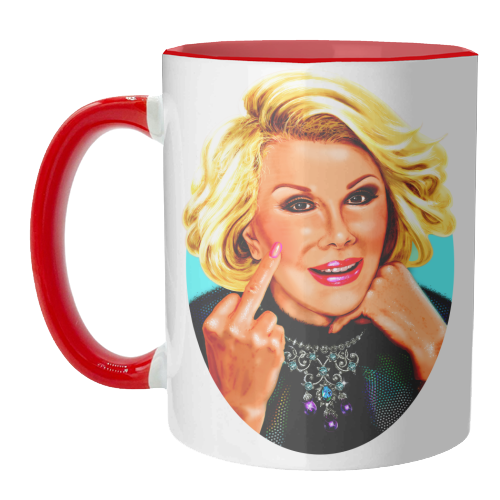 CAN WE TALK? - unique mug by Jock Mooney