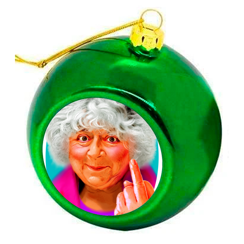 OH! - colourful christmas bauble by Jock Mooney