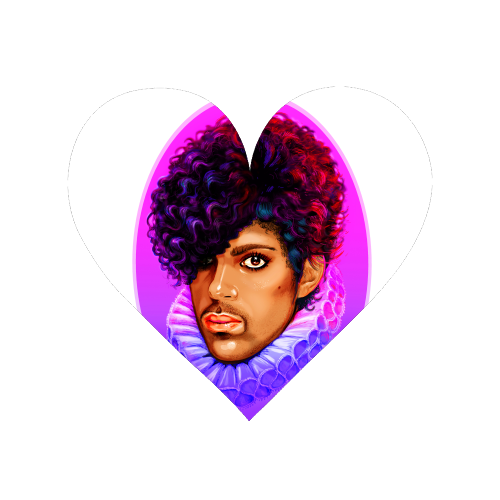 PURPLE RUFFLES - Magnet by Jock Mooney