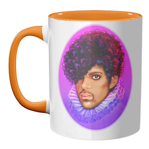 PURPLE RUFFLES - unique mug by Jock Mooney