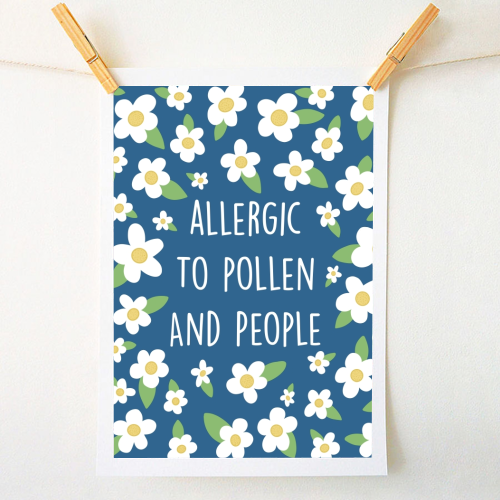 Allergies - A1 - A4 art print by Drawings by Firefly