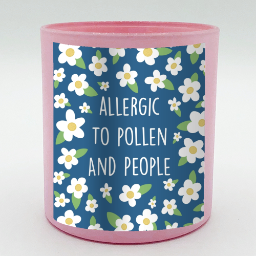 Allergies - scented candle by Drawings by Firefly