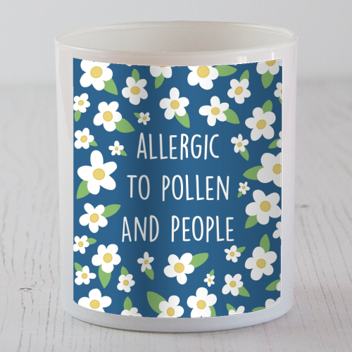 Allergies - scented candle by Drawings by Firefly