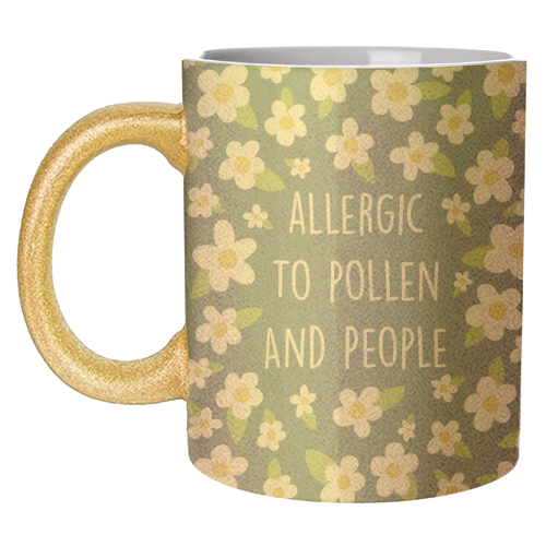 Allergies - unique mug by Drawings by Firefly