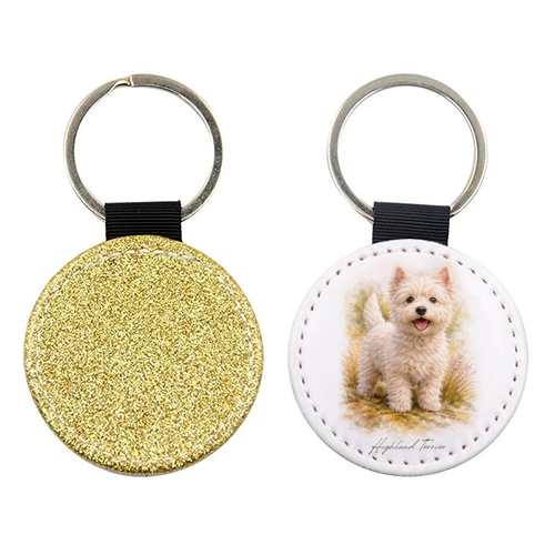 Highland Terrier - keyring by Wildling Studio
