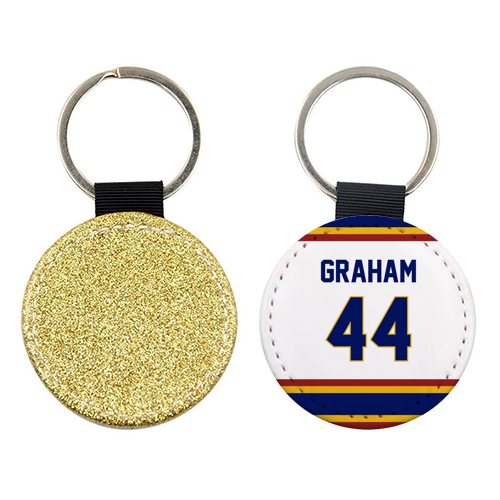 OC G Graham Jersey 44 - keyring by The Girl Next Draw