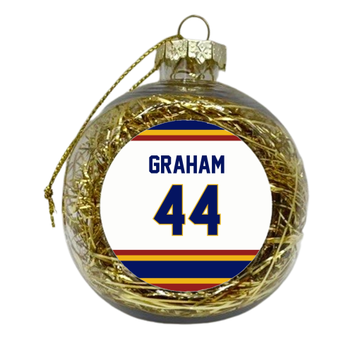 OC G Graham Jersey 44 - xmas bauble by The Girl Next Draw