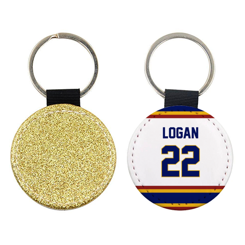 OC J Logan Jersey 22 - keyring by The Girl Next Draw