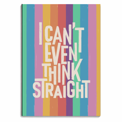 I Can't Even Think Straight - personalised A4, A5, A6 notebook by Ania Wieclaw