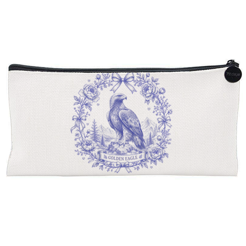 Golden Eagle - flat pencil case by Lilly Rose