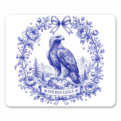 Golden Eagle - mouse mat by Lilly Rose