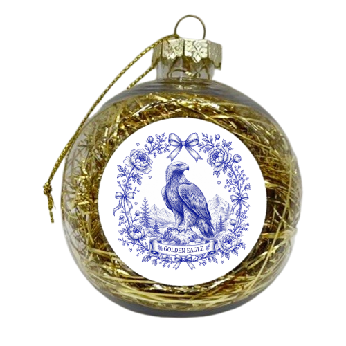 Golden Eagle - xmas bauble by Lilly Rose