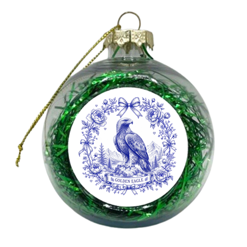 Golden Eagle - xmas bauble by Lilly Rose