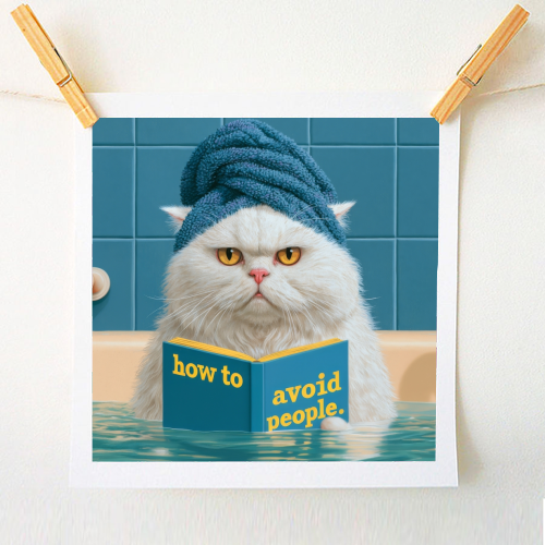How to avoid people - A1 - A4 art print by DejaReve