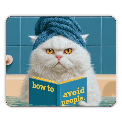 How to avoid people - designer placemat by DejaReve