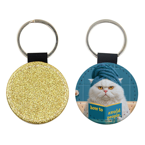 How to avoid people - keyring by DejaReve