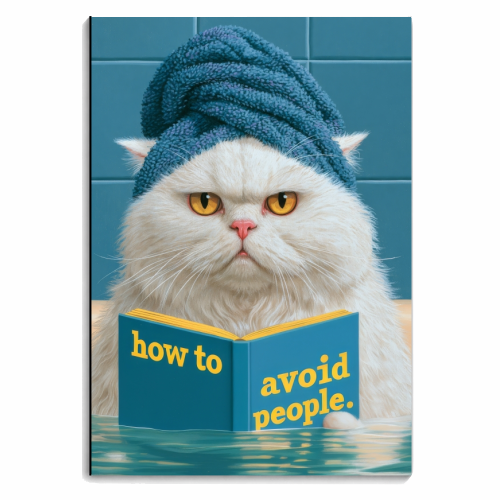 How to avoid people - personalised A4, A5, A6 notebook by DejaReve