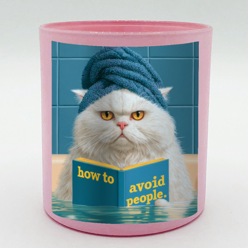 How to avoid people - scented candle by DejaReve