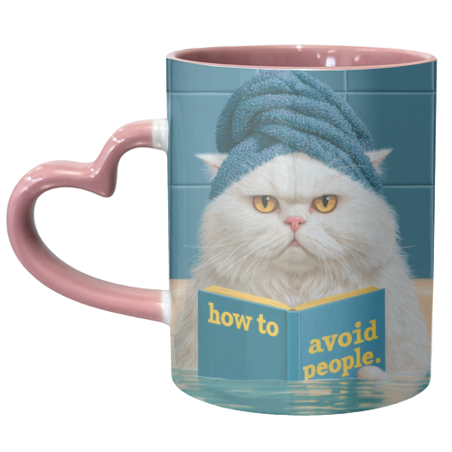 How to avoid people - unique mug by DejaReve