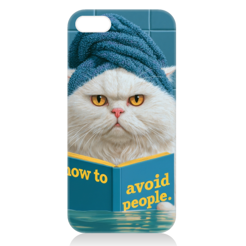 How to avoid people - unique phone case by DejaReve