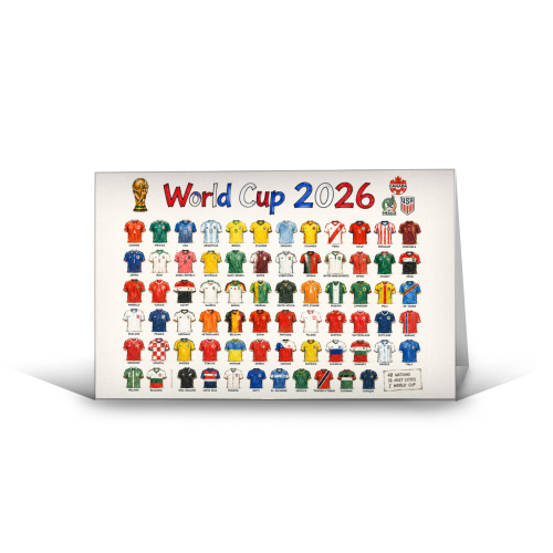 World Cup 2026 - funny greeting card by Ms Doodle