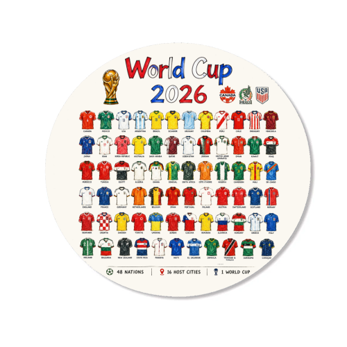 World Cup 2026 - Magnet by Ms Doodle