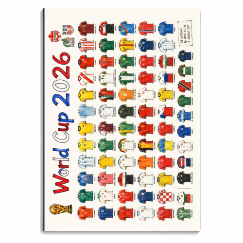 World Cup 2026 - personalised A4, A5, A6 notebook by Ms Doodle