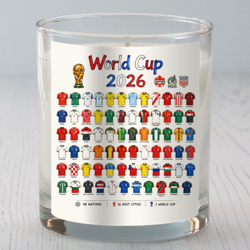 World Cup 2026 - scented candle by Ms Doodle