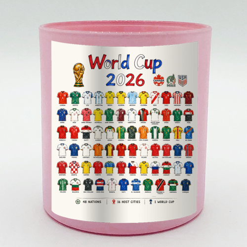 World Cup 2026 - scented candle by Ms Doodle