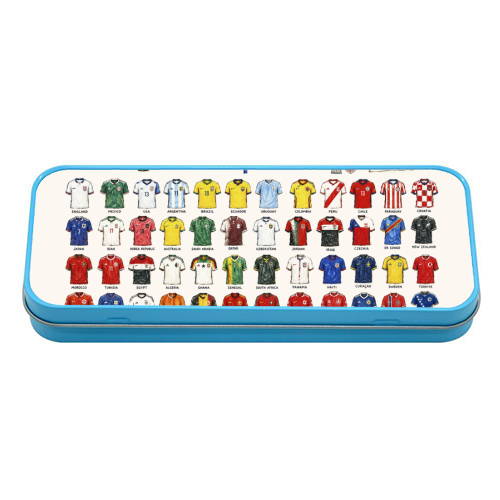 World Cup 2026 - tin pencil case by Ms Doodle