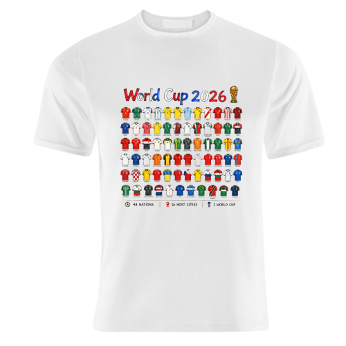 World Cup 2026 - unique t shirt by Ms Doodle