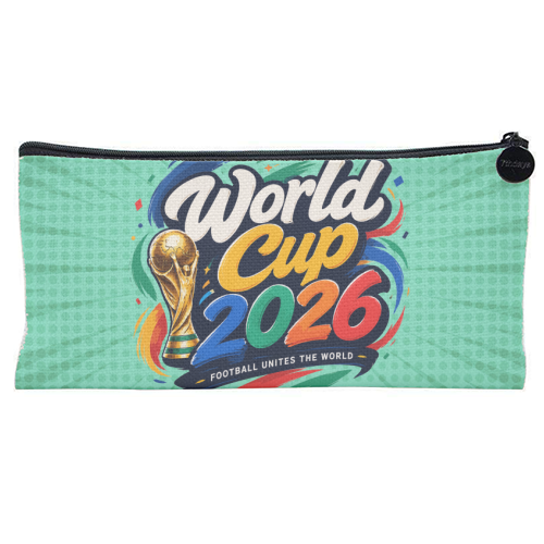 World Cup 2026 - flat pencil case by Lilly Rose