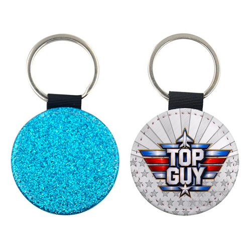 Top Guy - keyring by Ms Doodle