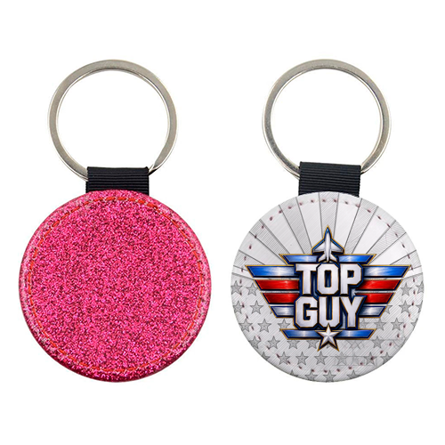 Top Guy - keyring by Ms Doodle