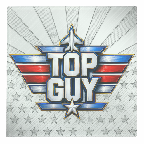 Top Guy - personalised beer coaster by Ms Doodle