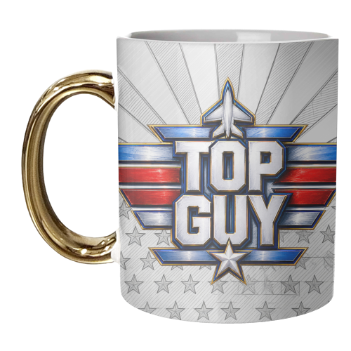 Top Guy - unique mug by Ms Doodle
