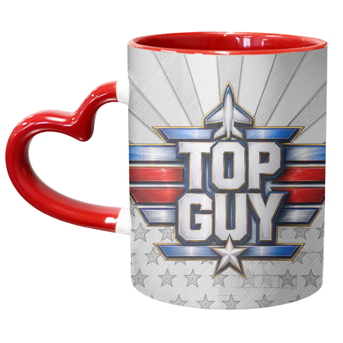 Top Guy - unique mug by Ms Doodle