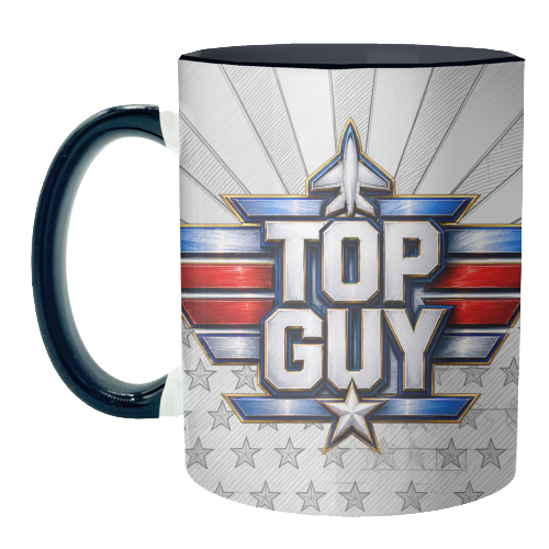 Top Guy - unique mug by Ms Doodle