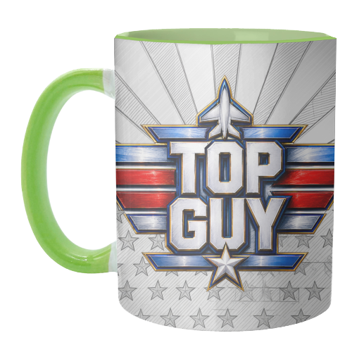 Top Guy - unique mug by Ms Doodle